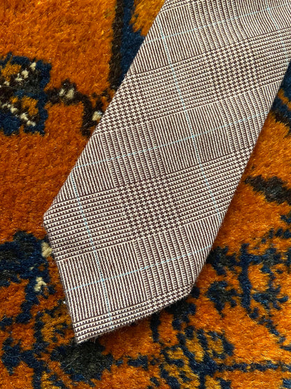 Vintage 1970s Slim Brown Tie