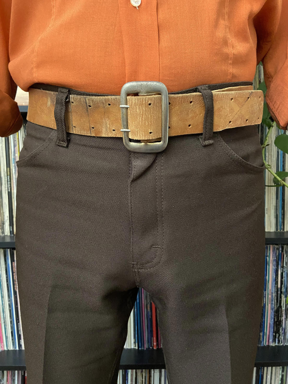 Vintage 1970s Double Prong Belt
