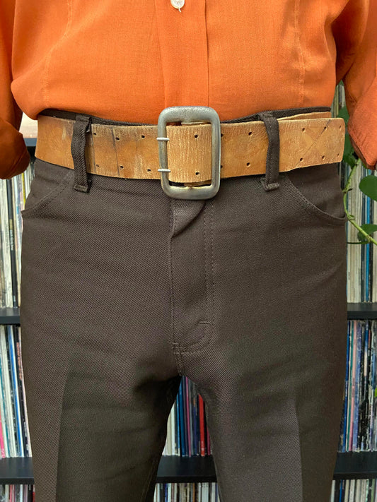 Vintage 1970s Double Prong Belt
