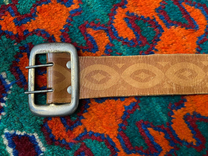 Vintage 1970s Double Prong Belt