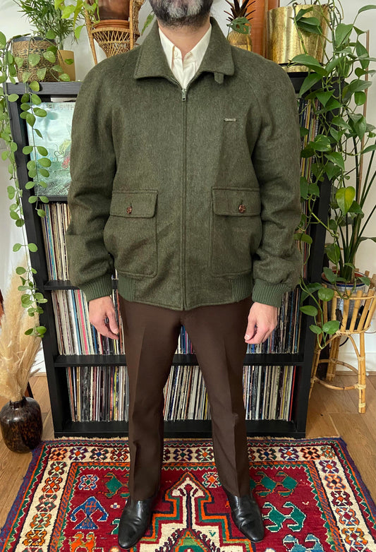 Vintage Austrian Green Wool Jacket