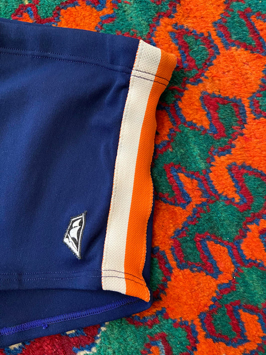 Vintage 1970s Navy Zip Pocket Swimming Shorts