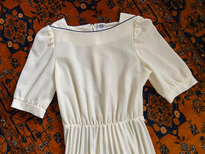 Vintage 1980s Cream C&A Dress