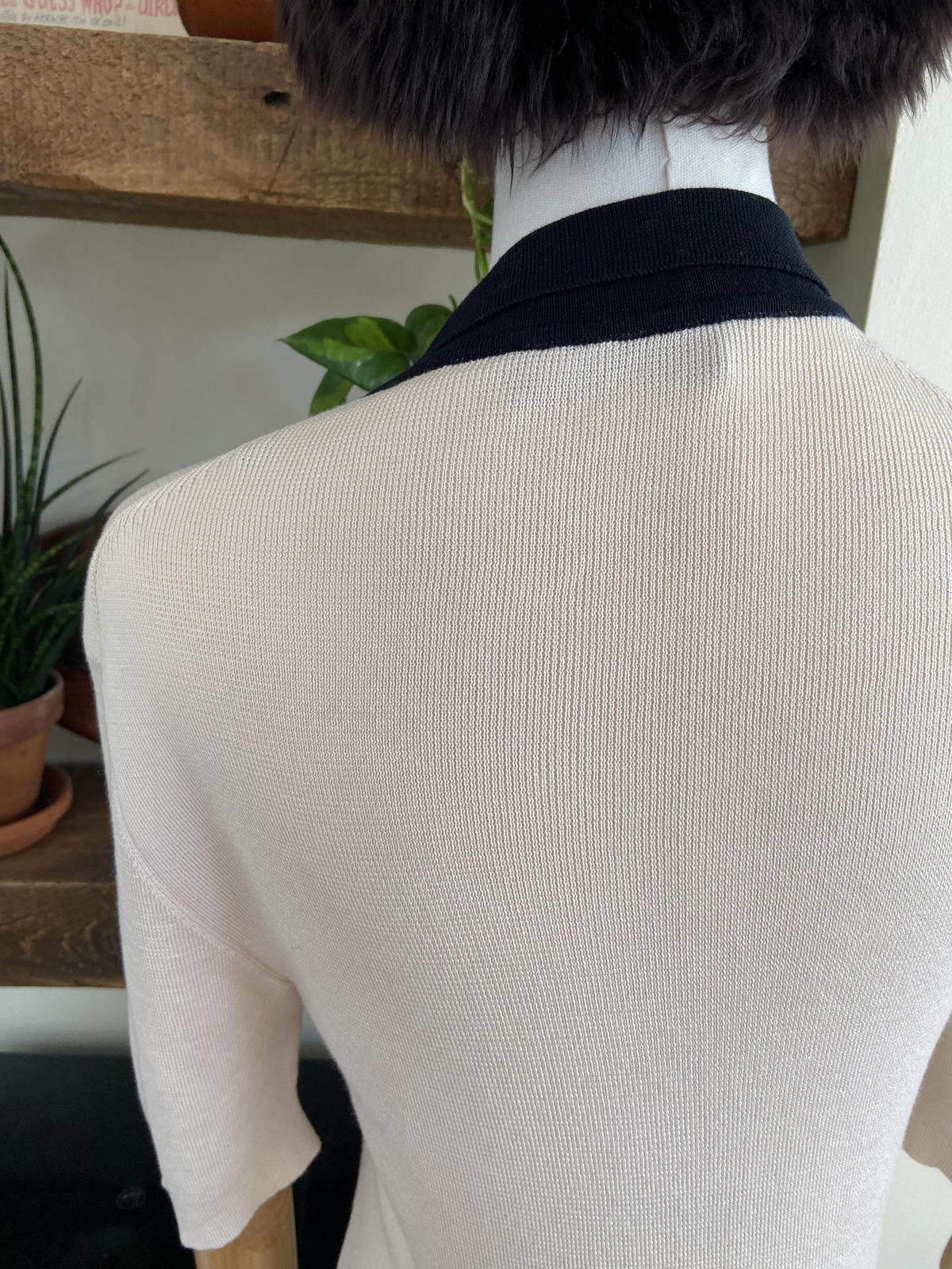 Vintage Dolce & Gabbana Cream Polo Shirt