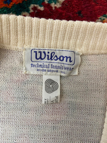 Vintage 1980s Wilson Knitted Tennis Vest