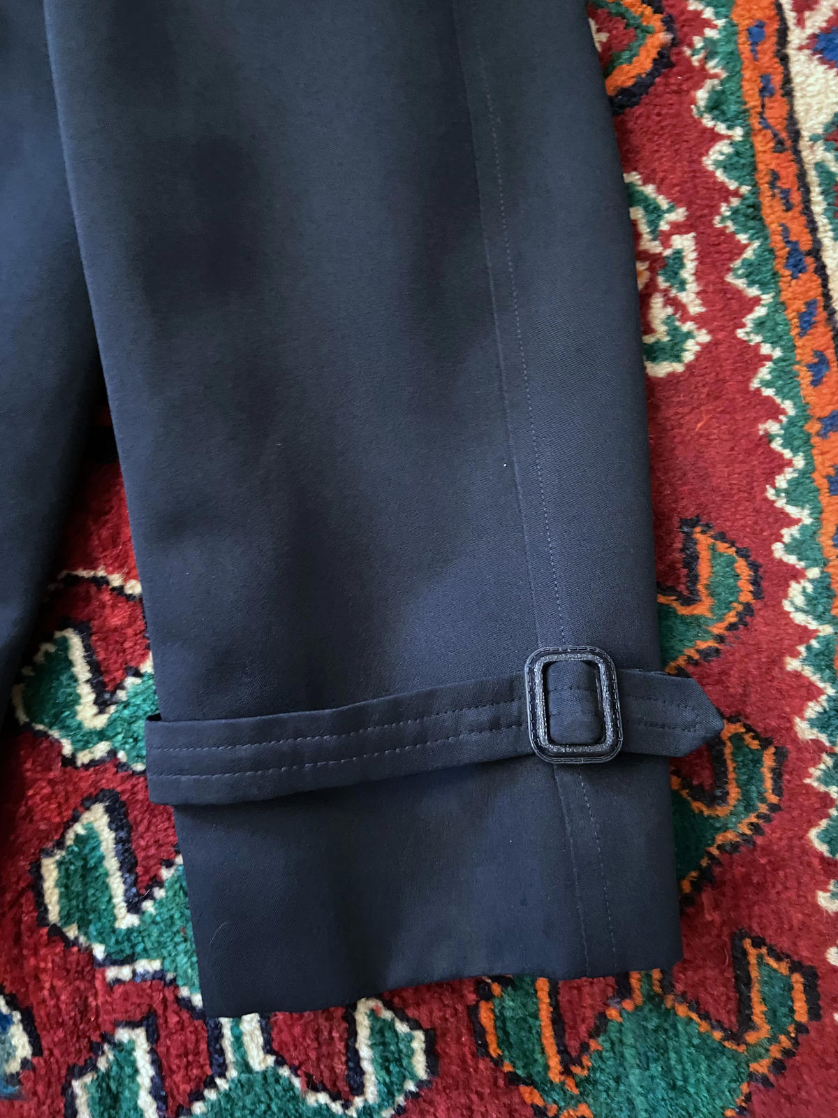 Vintage 1970s Navy Raincoat