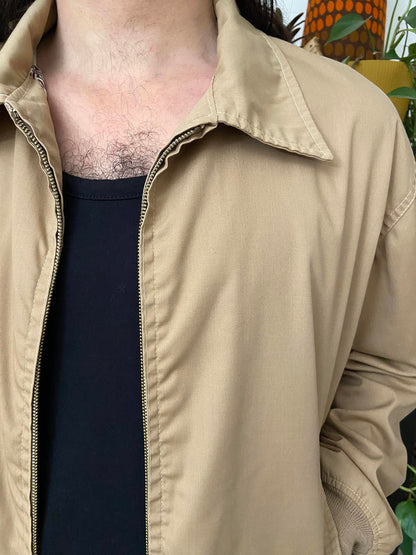 Vintage 1970s Beige Sports Jacket