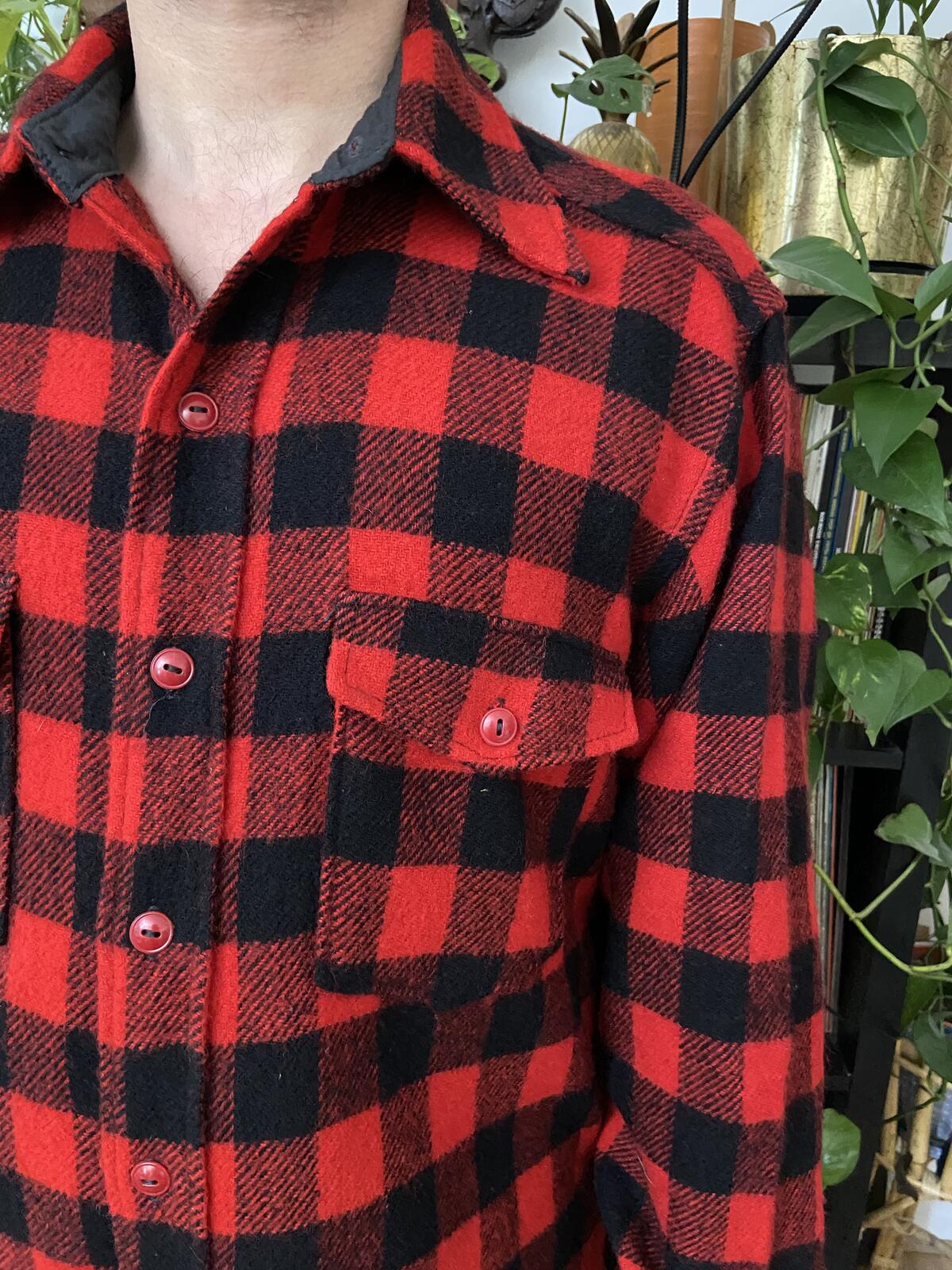 Vintage 1960s L.L. Bean Mackinaw Plaid Shirt