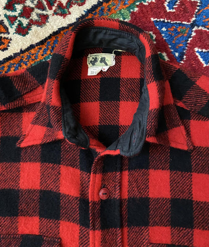 Vintage 1960s L.L. Bean Mackinaw Plaid Shirt