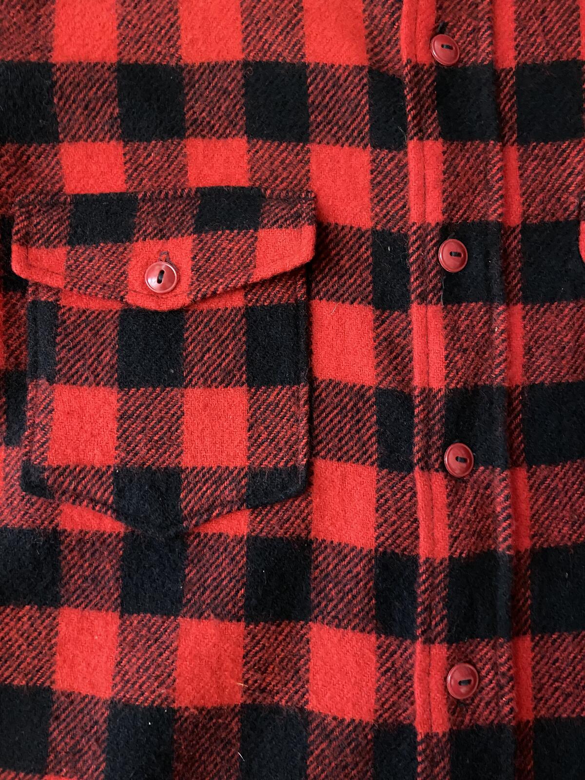 Vintage 1960s L.L. Bean Mackinaw Plaid Shirt