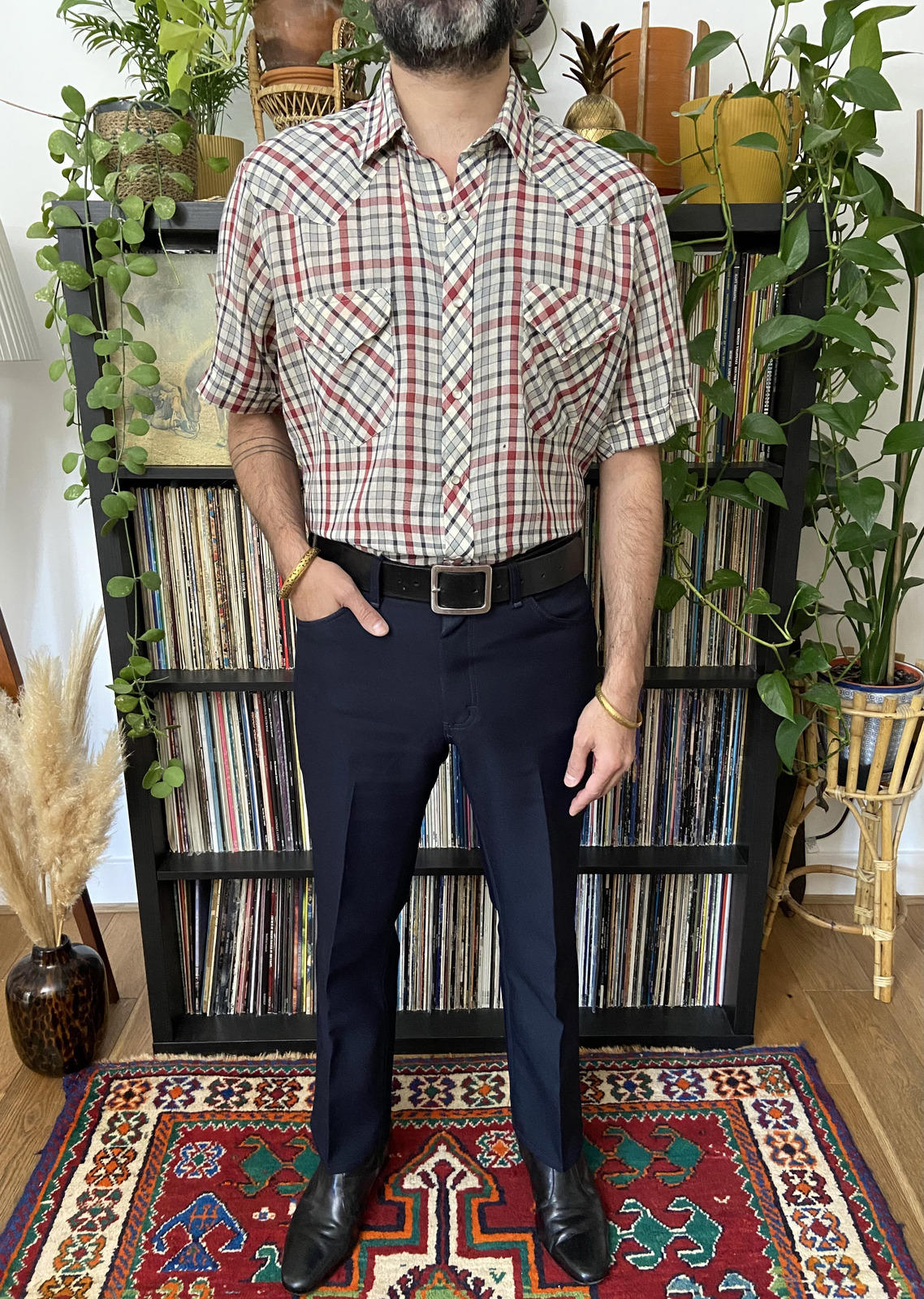 Vintage Short Sleeve Miller Western Shirt