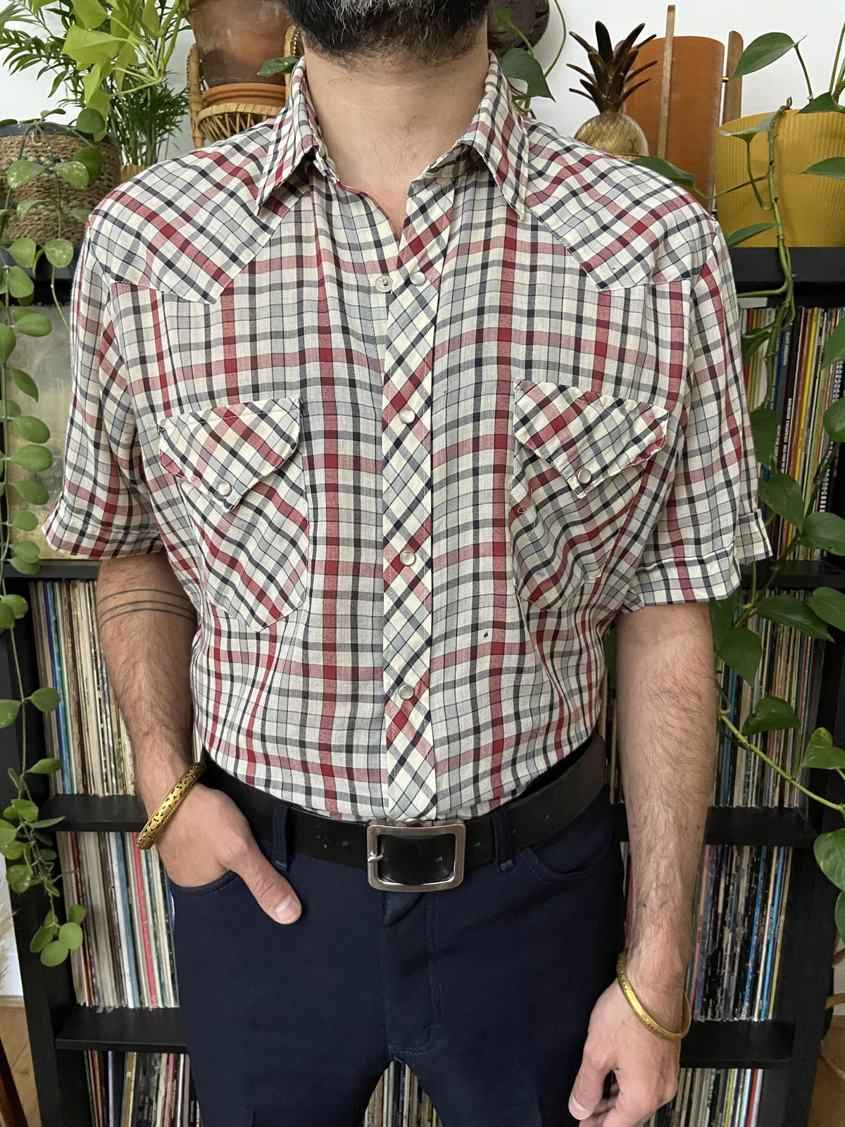 Vintage Short Sleeve Miller Western Shirt