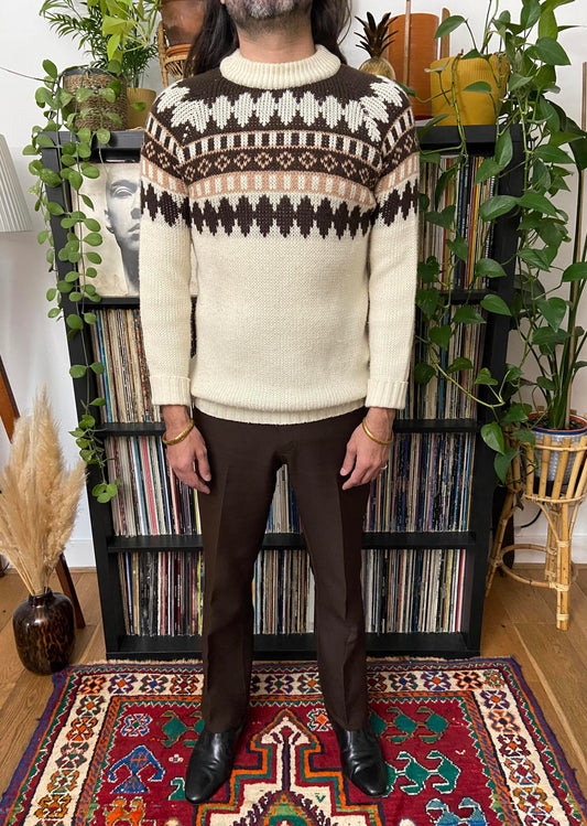 Vintage 1980s Italian Chunky Knit Jumper