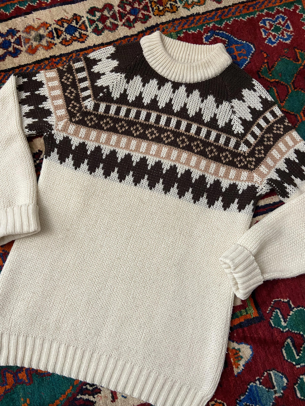 Vintage 1980s Italian Chunky Knit Jumper