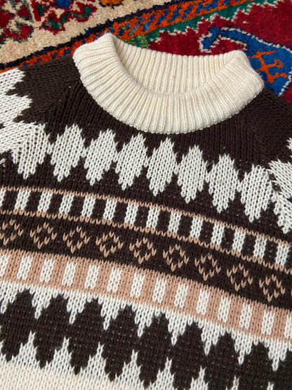 Vintage 1980s Italian Chunky Knit Jumper