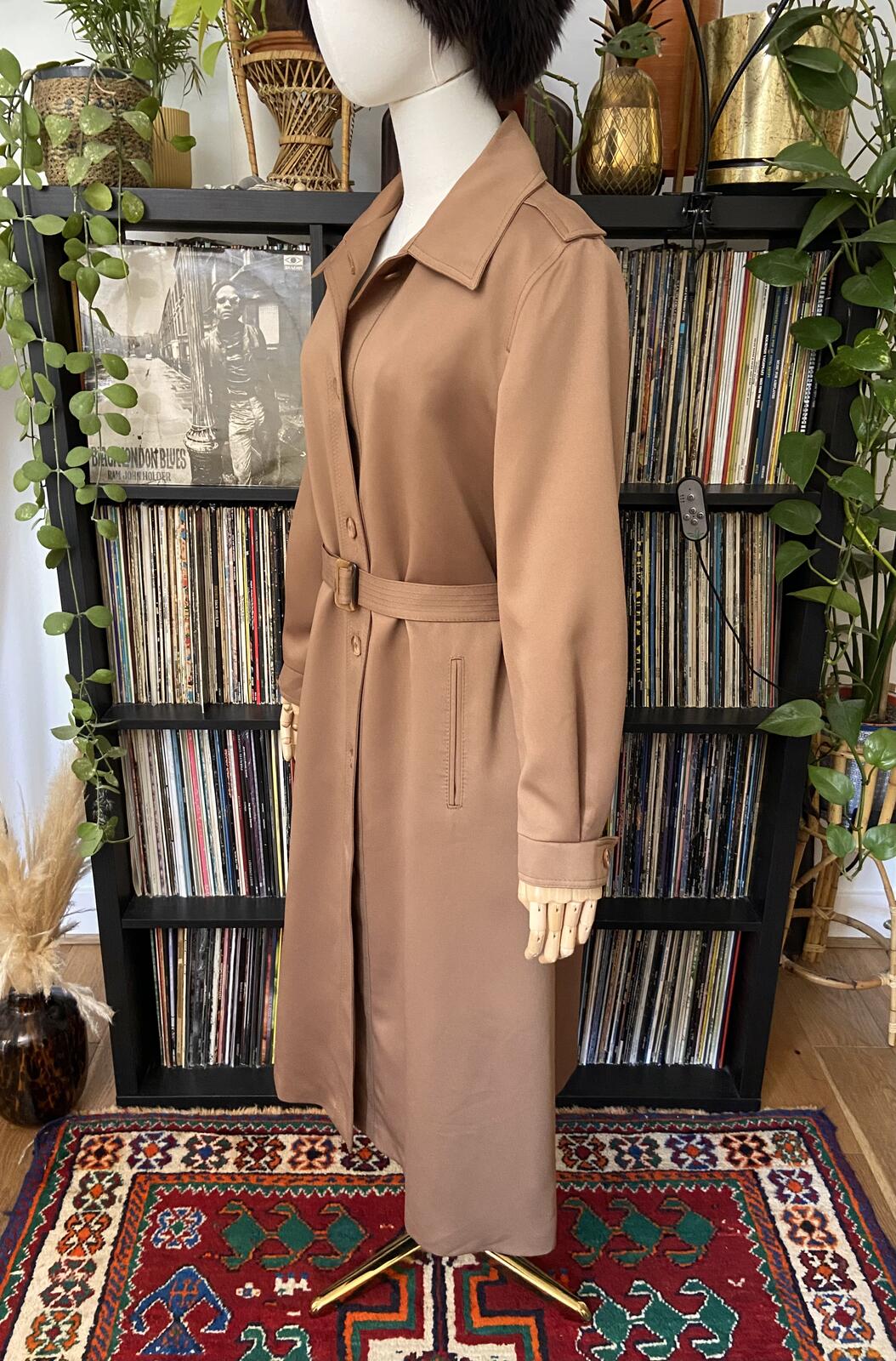 Vintage 1970s Beige London Fog Raincoat