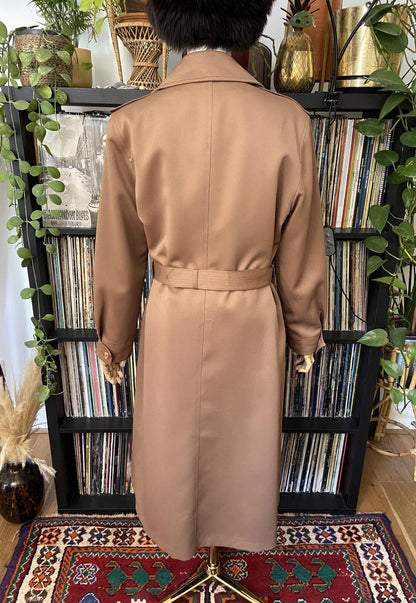 Vintage 1970s Beige London Fog Raincoat