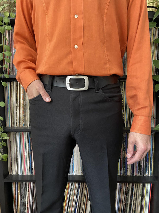 Vintage 90s C&A Brushed Metal Belt