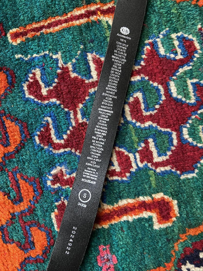 Vintage 90s C&A Brushed Metal Belt