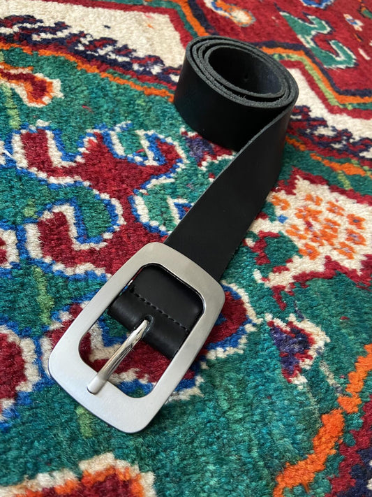 Vintage 90s C&A Brushed Metal Belt
