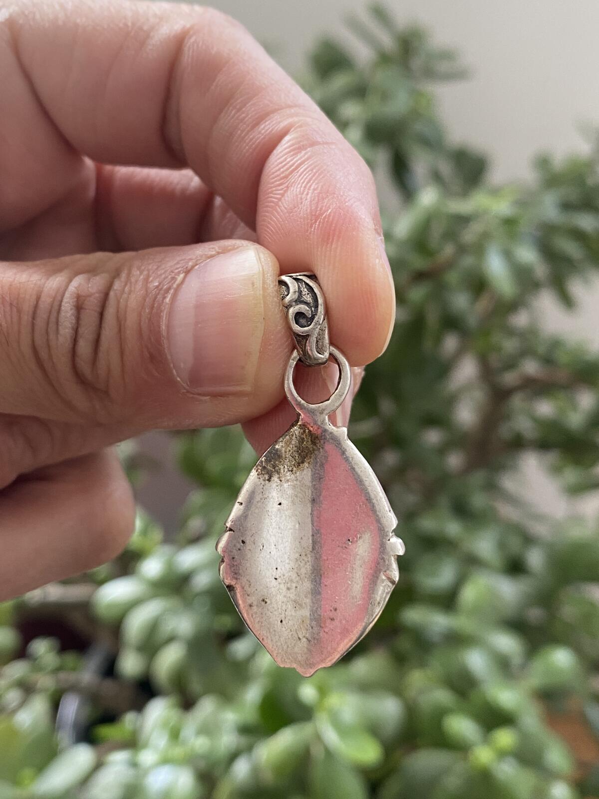 Chunky Sterling Silver Lions Head Pendant