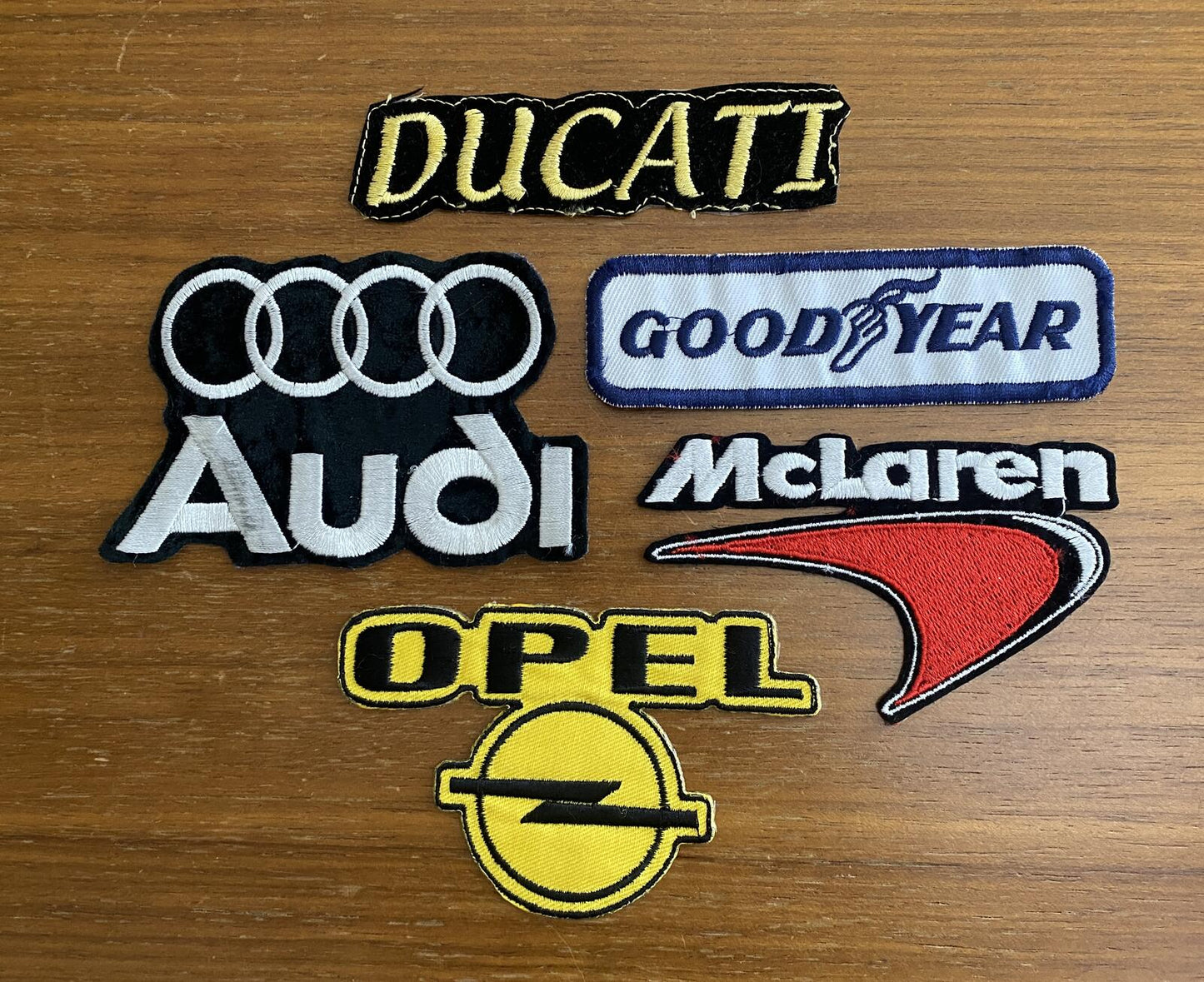 Assorted 1980s Embroidered Automotive Patches