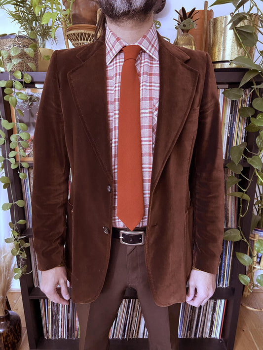 Vintage 1960s Terracotta Tie