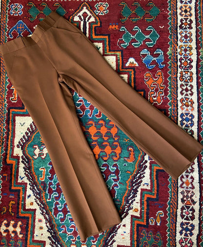 Vintage Mark Made Slacks 1970s Flared Trousers W32 / L32.5
