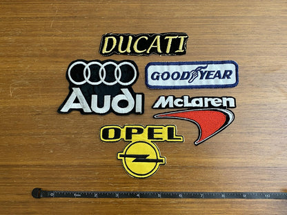 Assorted 1980s Embroidered Automotive Patches