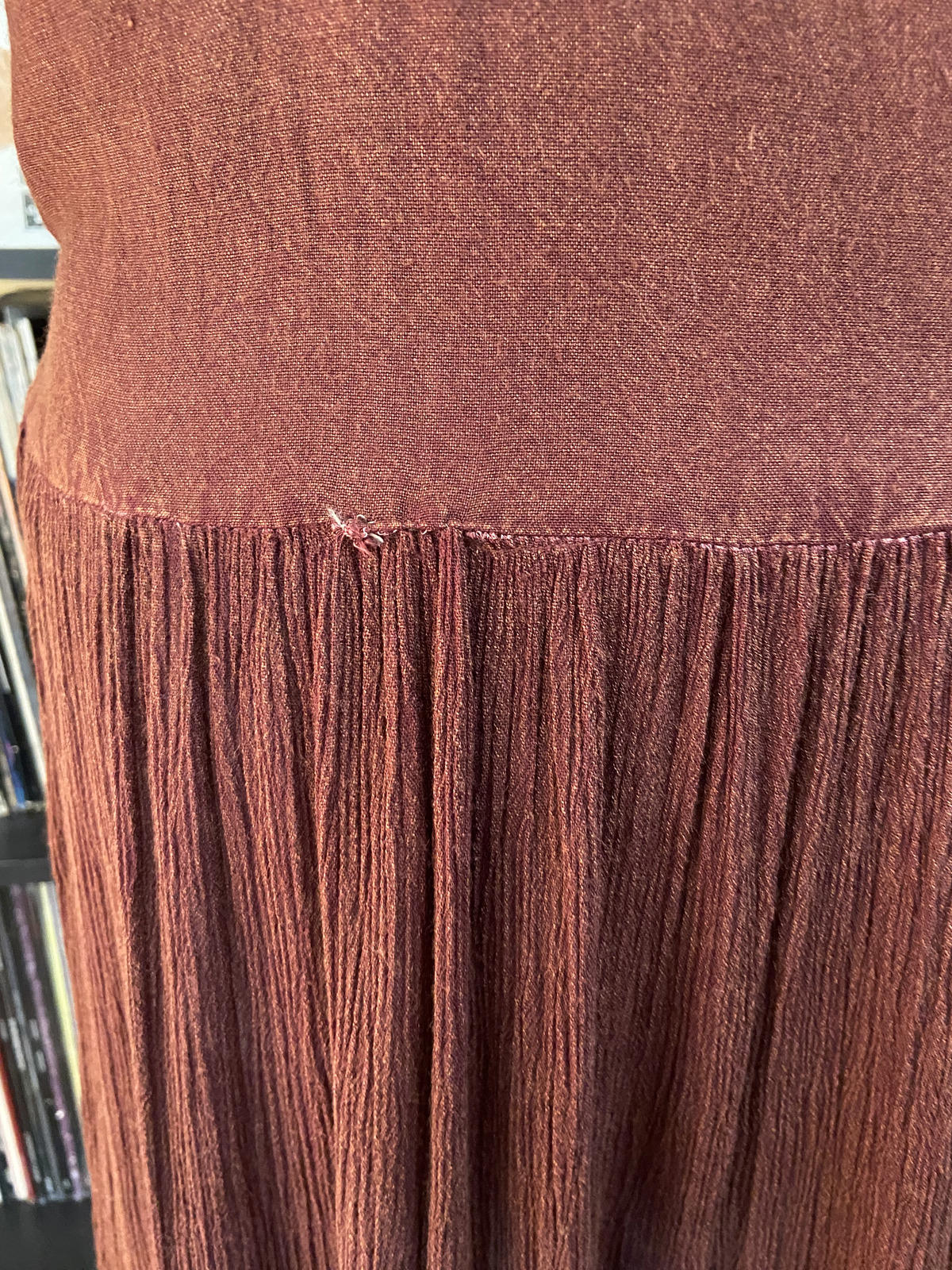 Vintage Brown Hippy Dress