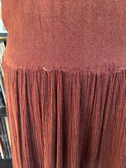 Vintage Brown Hippy Dress