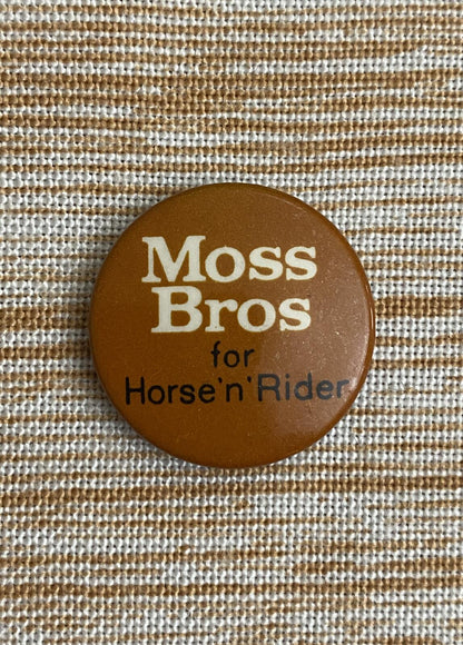 Vintage 1960s Moss Bros Enamel Pin Badge