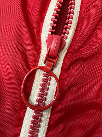 Vintage 1970s Red Agriculture Windbreaker Jacket