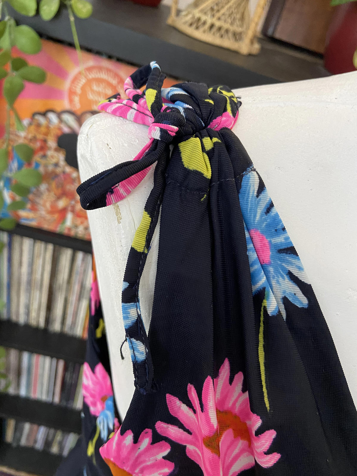 Vintage 1970s Homemade Floral Maxi Dress