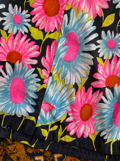 Vintage 1970s Homemade Floral Maxi Dress