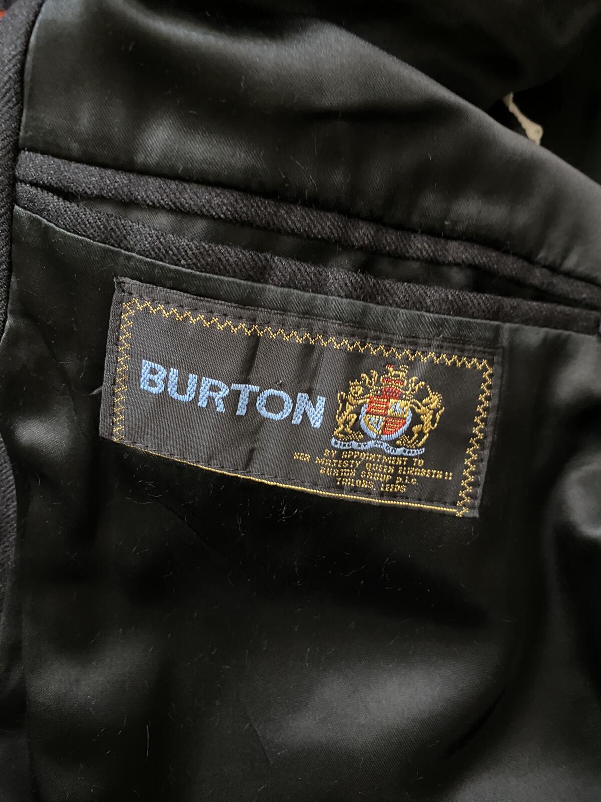 Vintage 1970s Black Burton Blazer Jacket