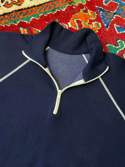 Vintage 1970s Navy Tracksuit Top