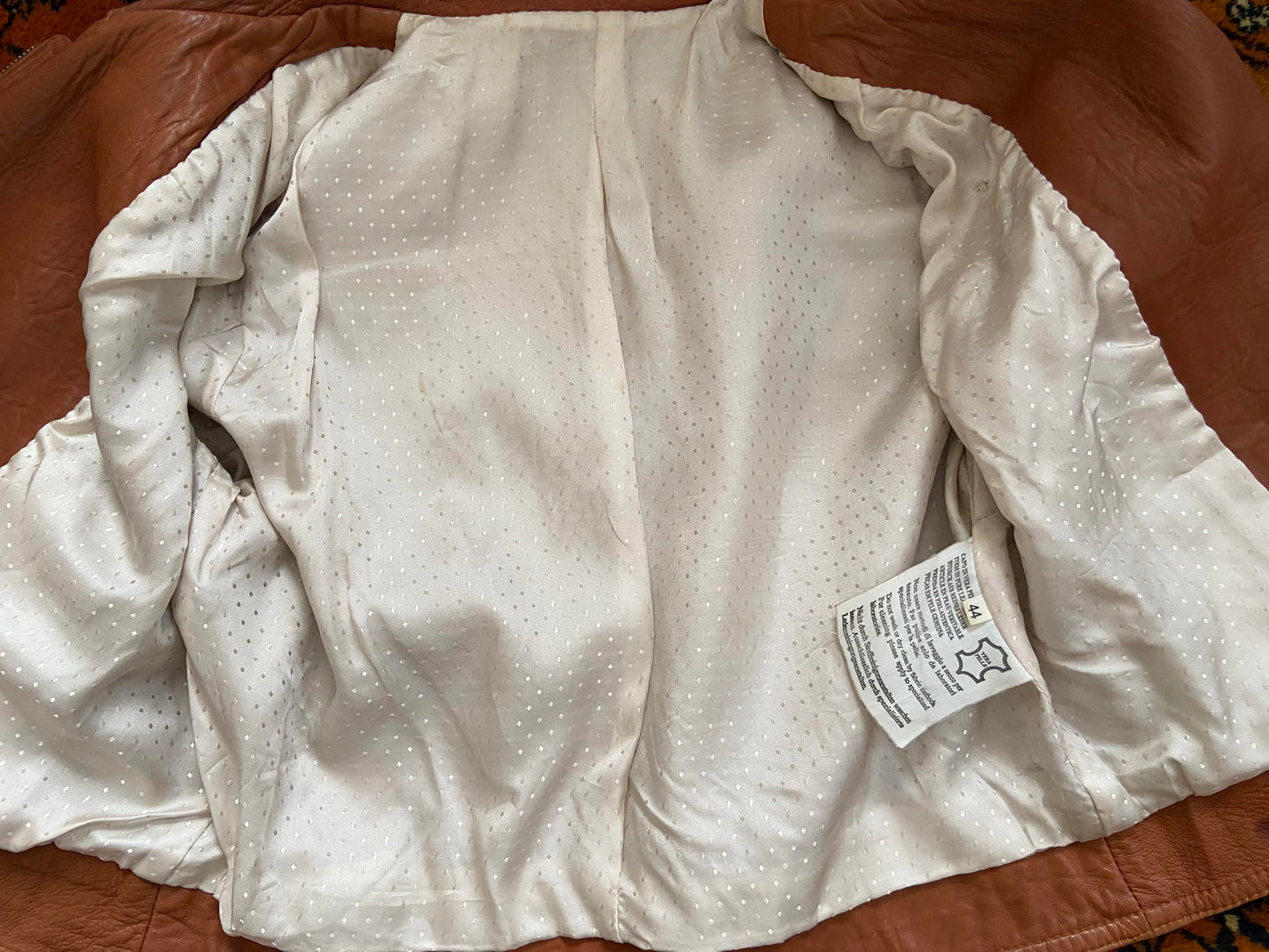 Vintage 90s Buttersoft Brown Biker Jacket