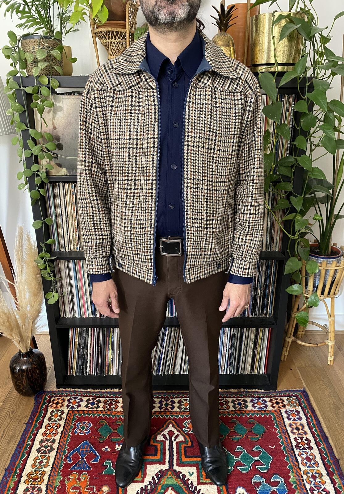 Vintage 1970s Reversible Tweed Jacket