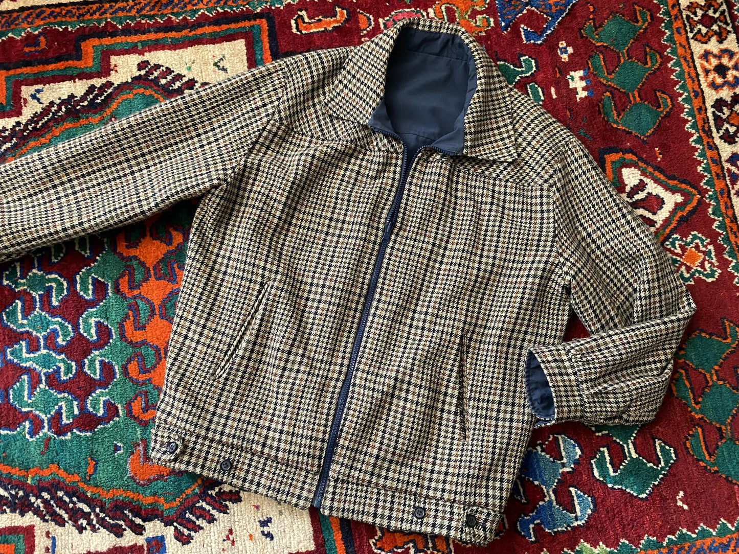 Vintage 1970s Reversible Tweed Jacket
