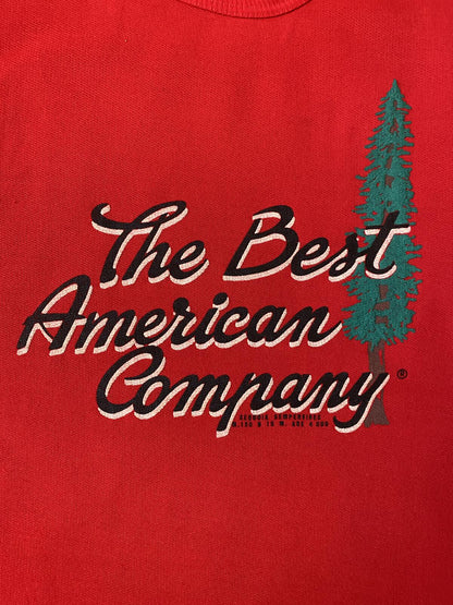 Vintage 1980s XL Red Best American Company Vest