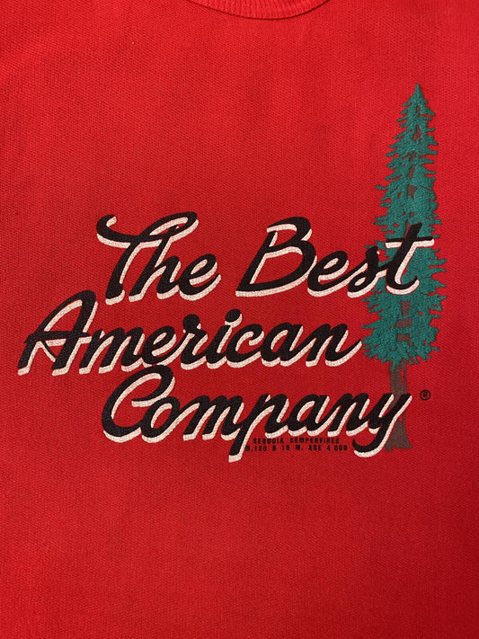 Vintage 1980s XL Red Best American Company Vest