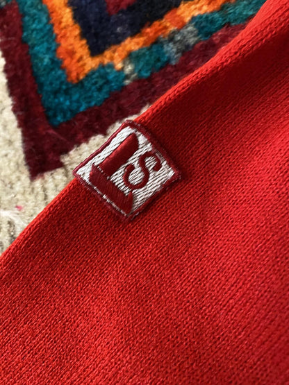 Vintage 1970s Red Collared Football Jersey