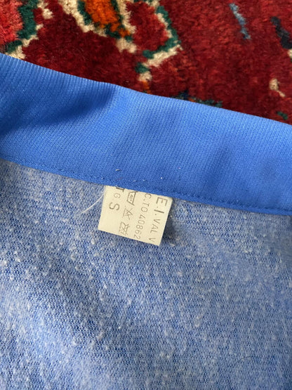 Vintage 1980s Blue Italian Track Top