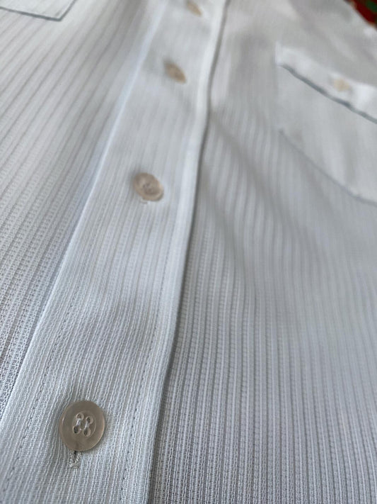 Vintage 1970s Pale Blue Gauzy Shirt
