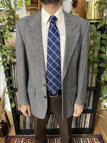 Vintage 90s Blue Pierre Cardin Silk Tie