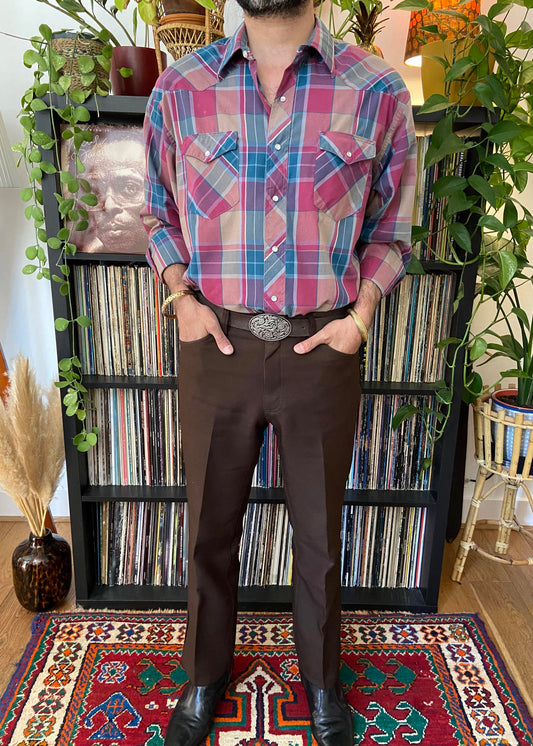 Vintage XL 90s Wrangler Western Shirt