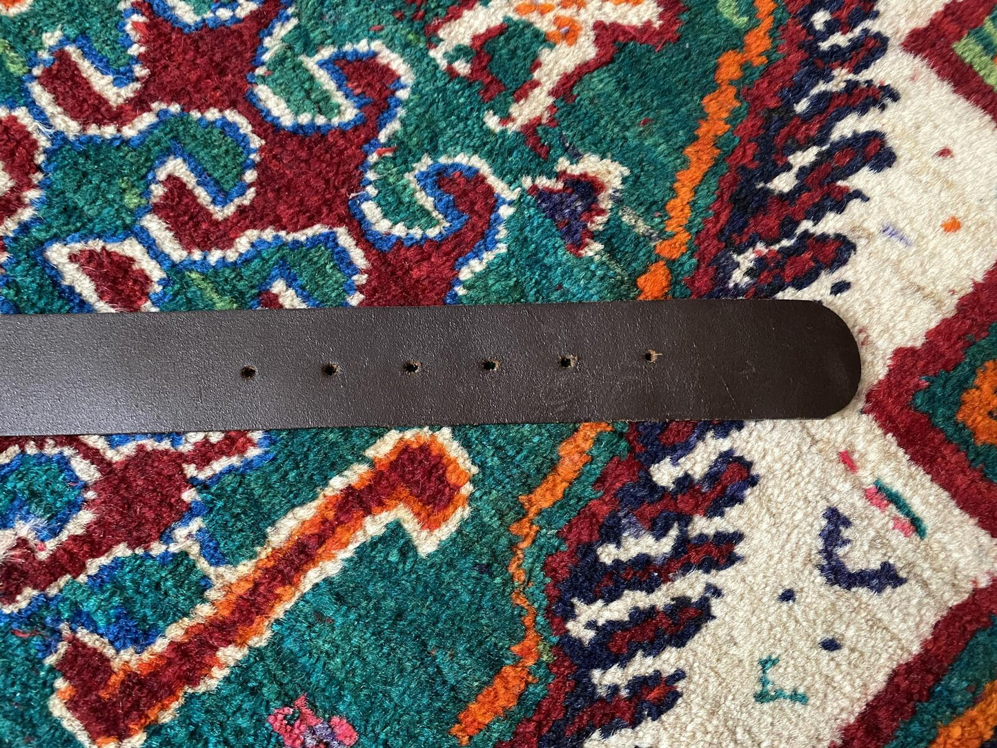 Vintage Chunky Plaque Buckle Belt