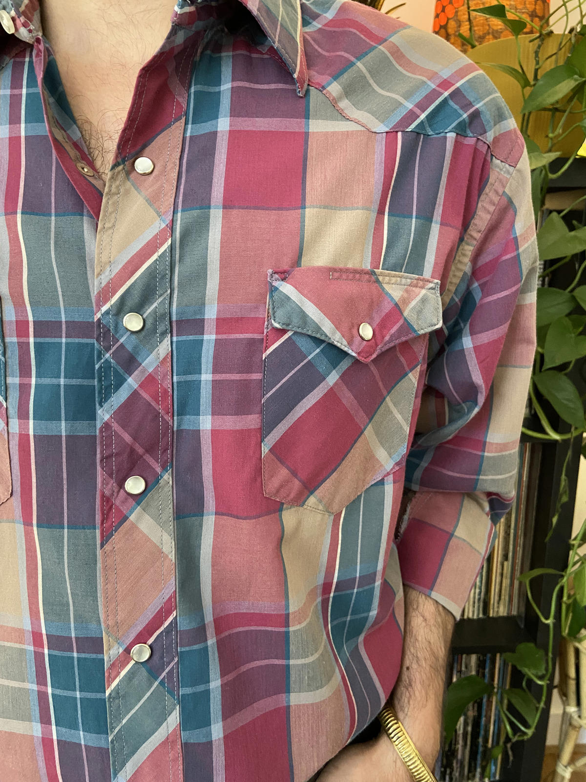 Vintage XL 90s Wrangler Western Shirt