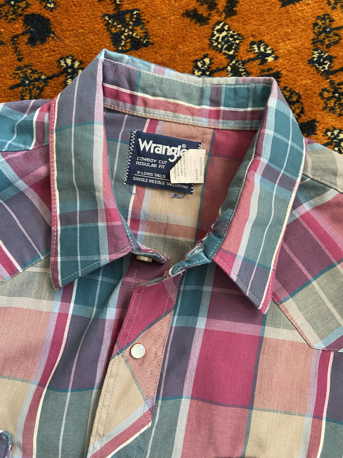 Vintage XL 90s Wrangler Western Shirt